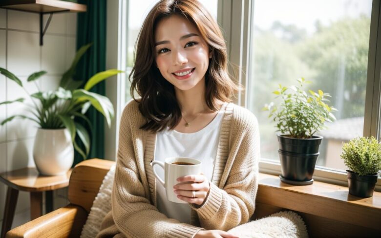 自分の時間を楽しむ女性