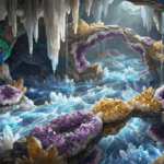 自然のパワーストーンがある洞窟