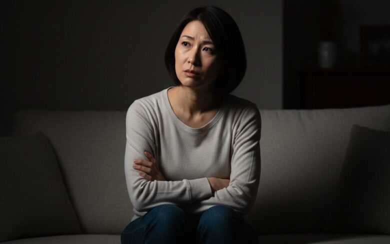 困っている女性