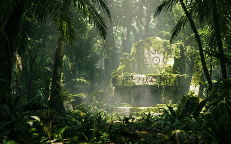 ジャングルと遺跡
