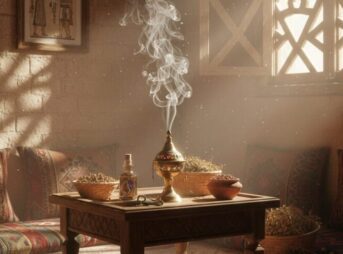 エジプト民家とお香