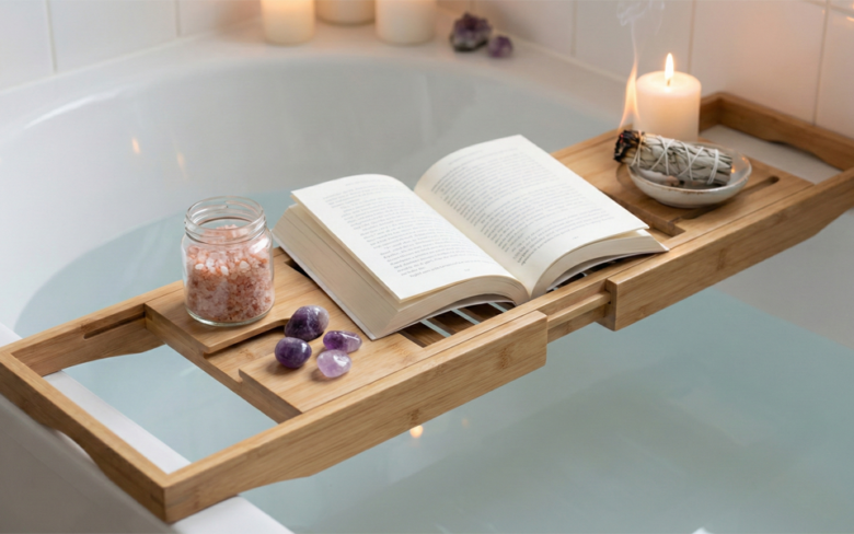 入浴しながらくつろぐ