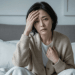 更年期に悩む40代女性