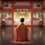 祈祷する尼さん