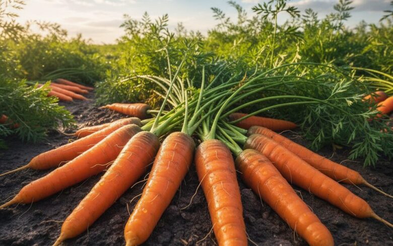 採れたての人参