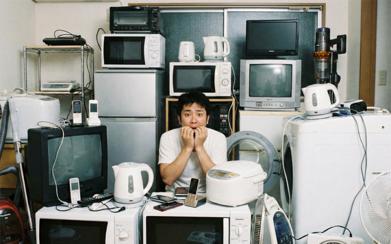 家電に囲まれた生活