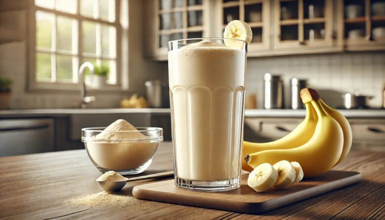プロテインシェイクバナナ味